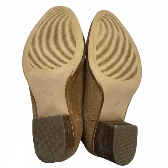 Franco Fortini Niki Tan Cut Out Buckle Booties Size 6 - Picture 8 of 8